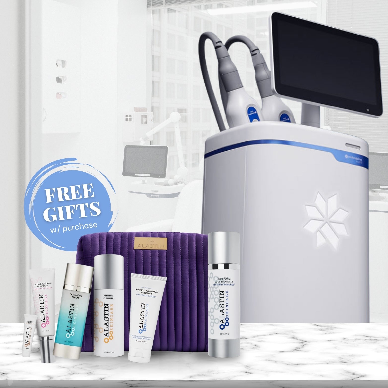 CoolSculpting® Elite Body Contouring Package + Complimentary ALASTIN® Skincare