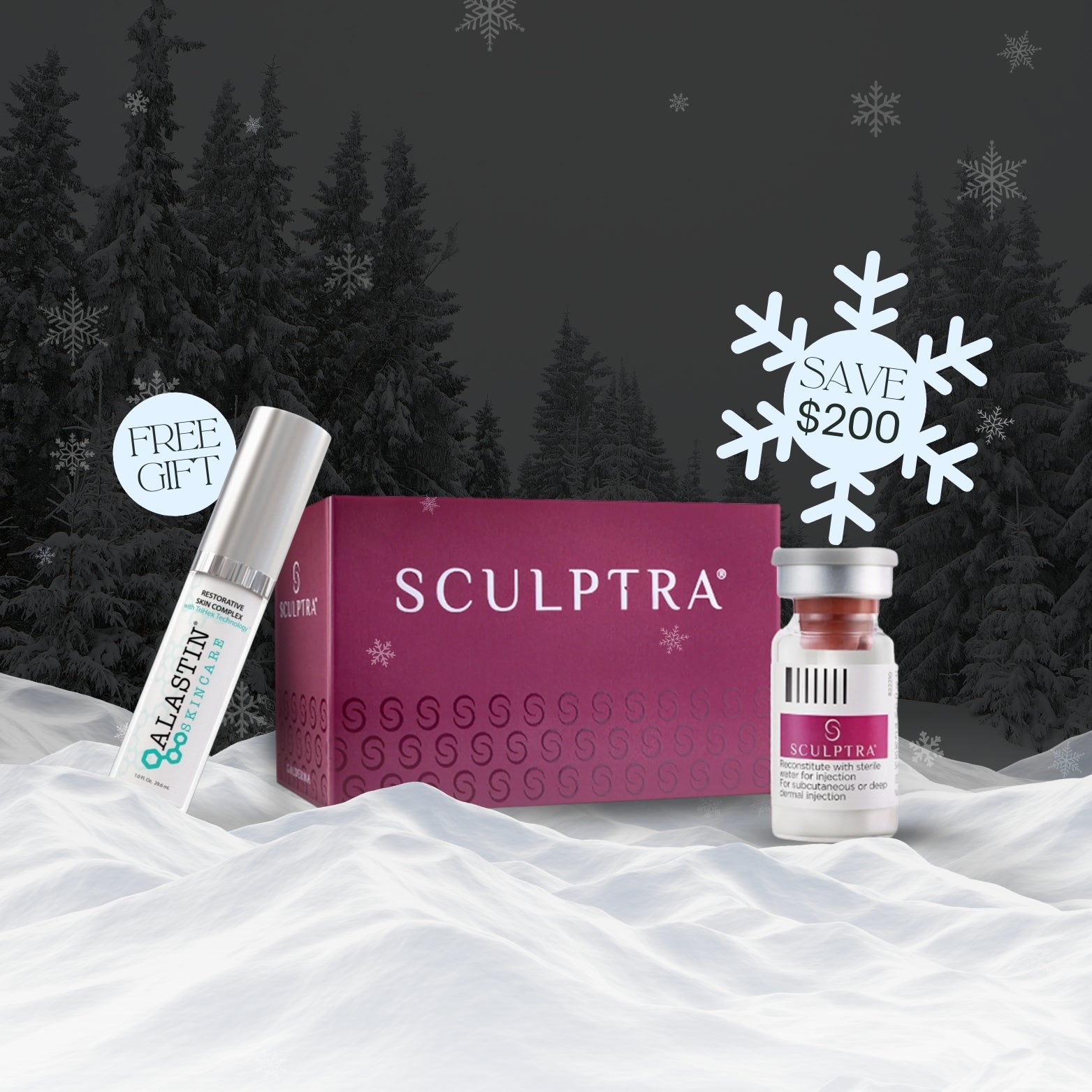 Save $200 on a Sculptra Aesthetic Package with Free Gift