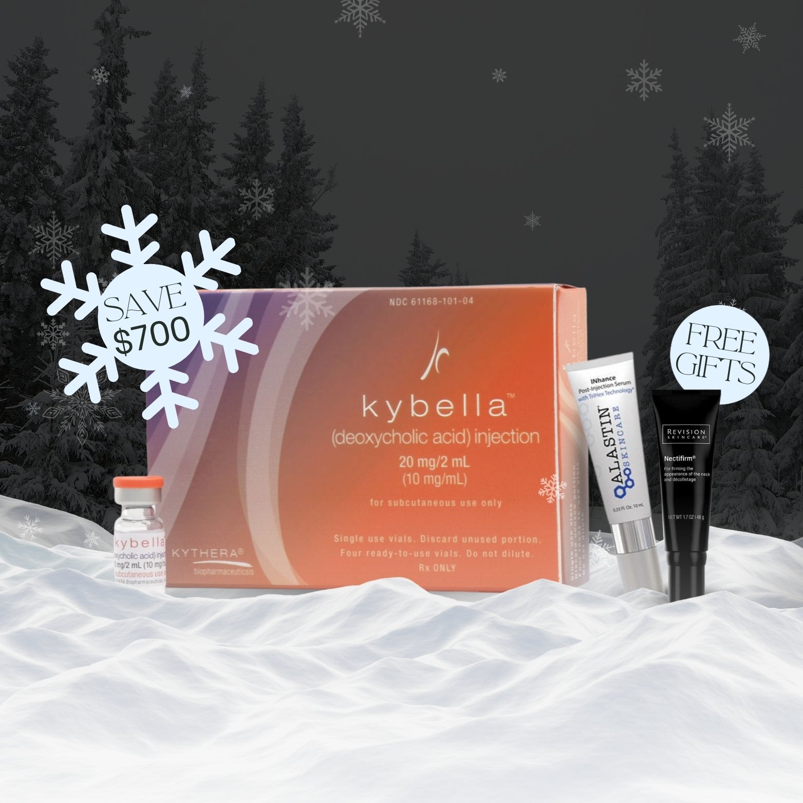 Save 25% on Kybella, the Under-Chin Fat & Jowl Treatment with Free Gifts