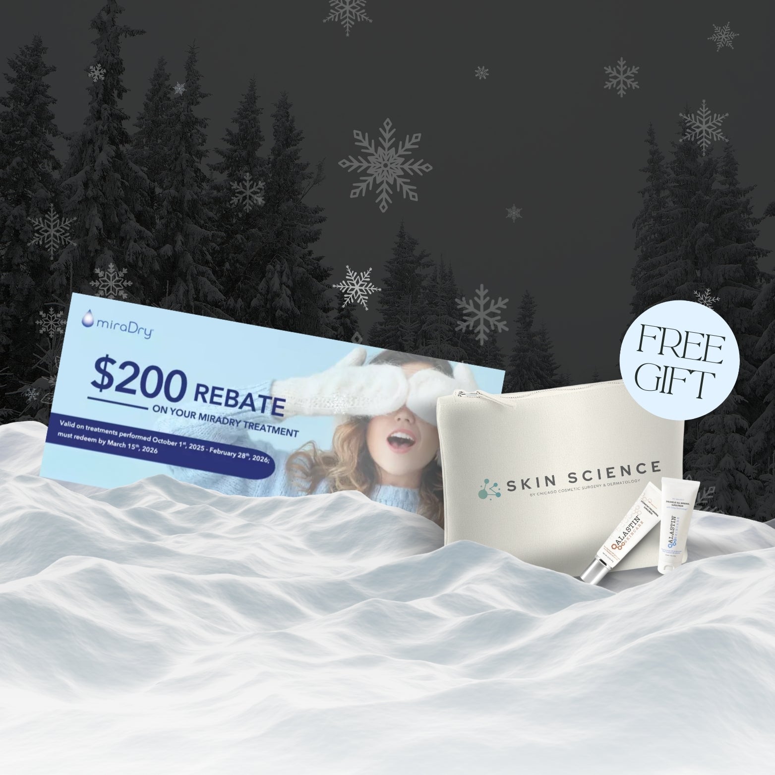 $200 Rebate on miraDry®, Plus a Free Gift